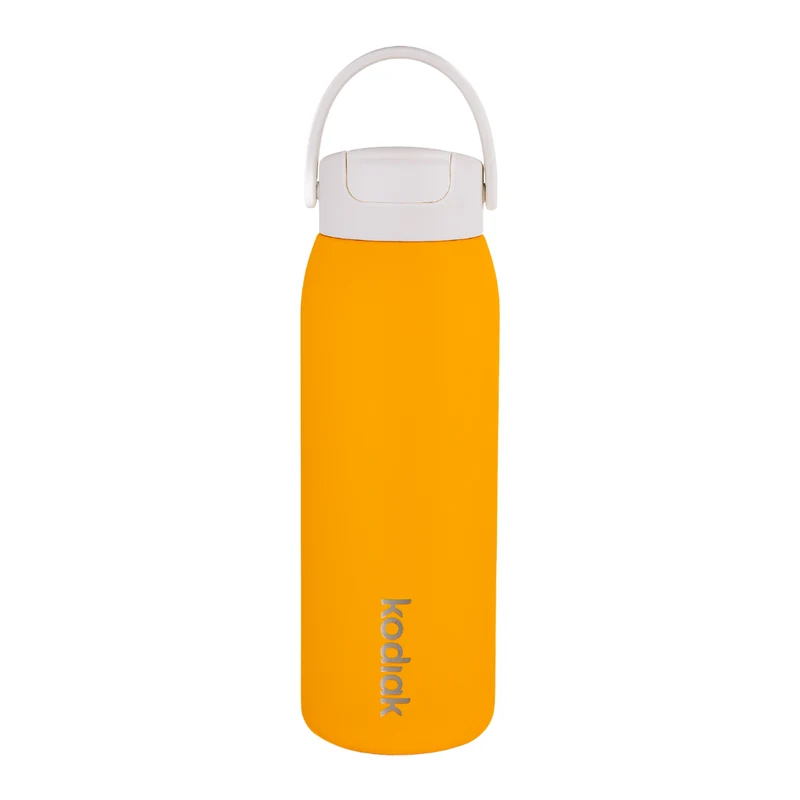 Kodiak Impact 946ml Insulated Stainless Steel Bottle with Straw Lid - Orange Burst