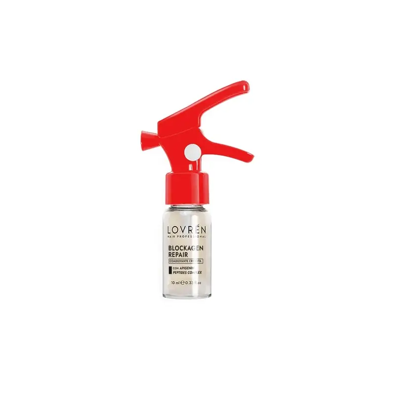 Lovrén Hair Care Blockagen Repair Spray Adyuvante Crecimiento Kit 5 Piezas, 10 ml