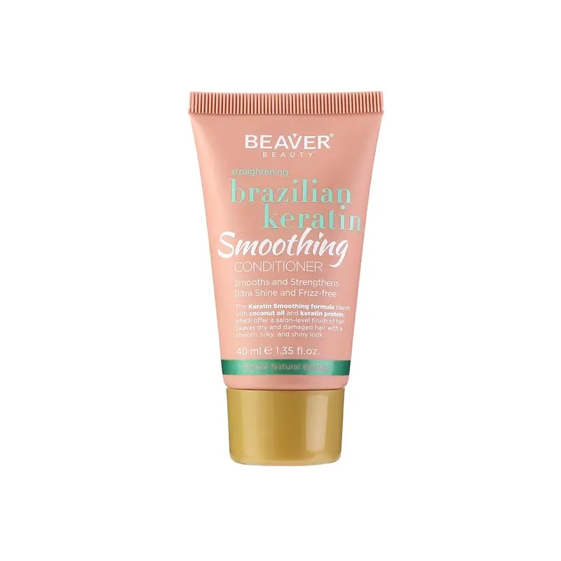 Beaver Minitalla Acondicionador Alisante Brazilian Keratin , 40 ml