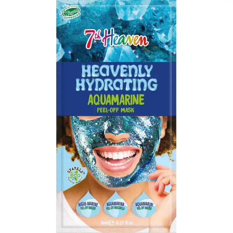 7 Heaven Mascarilla Peel-Off Hidratante Aqua Marine , 8 ml
