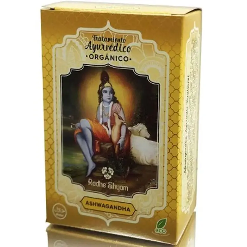 Radhe Shyam Tratamiento Capilar Ashwagandha Ayurvedico , 100 gr