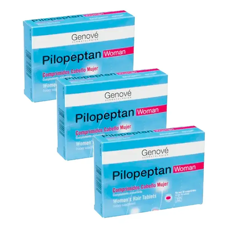 Pilopeptan Woman, Pack 3 x 30 comprimidos