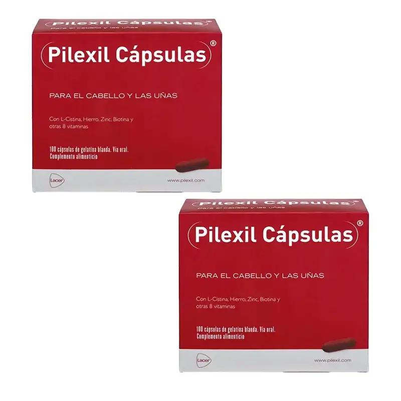 Pilexil cápsulas Anticaída Para el Cabello, Pack 2 x100 cápsulas