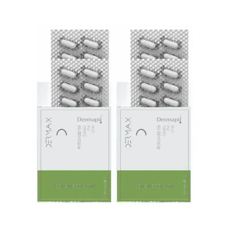 Dermax Dermapil Cabello, Piel Y Uñas, Pack 2 x 30 cápsulas