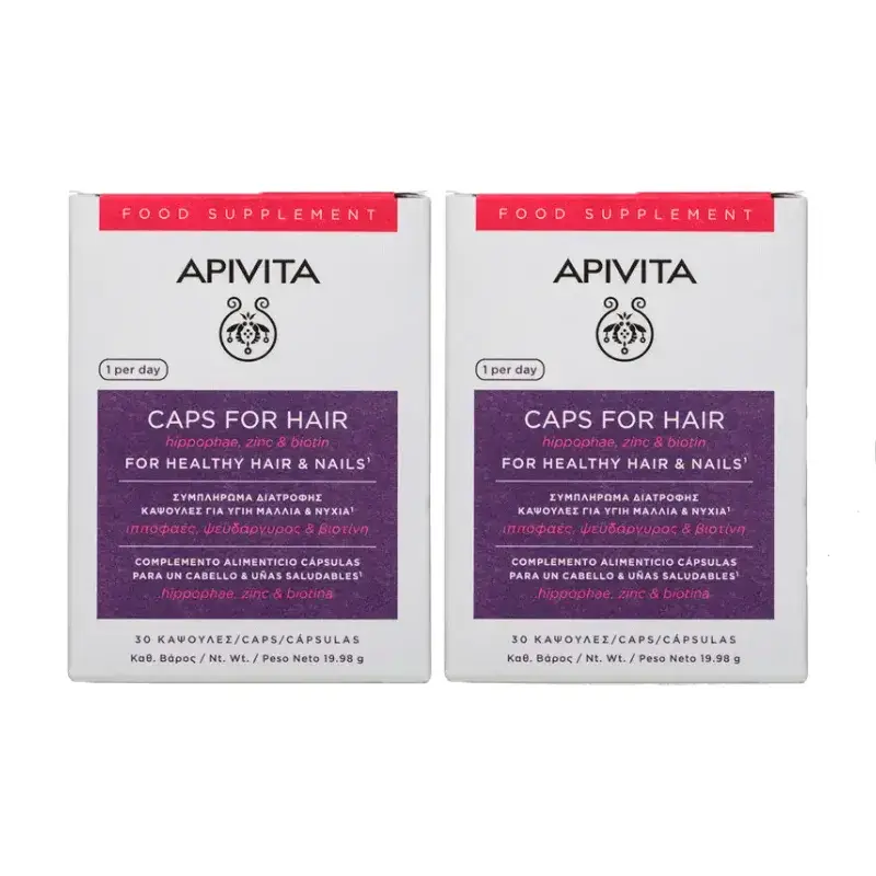 APIVITA cápsulas Anticaida, Pack 2 x 30 unidades