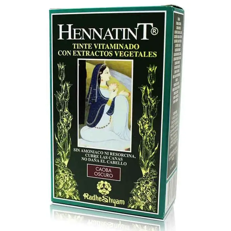 Radhe Shyam Hennatint Caoba Oscuro , 60 ml