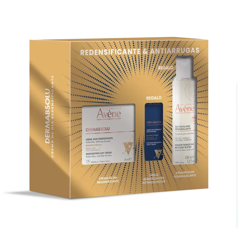 Avène Pack Dermabsolu Dia 50Ml + Mininoche 10Ml+ Agua Micelar 100Ml