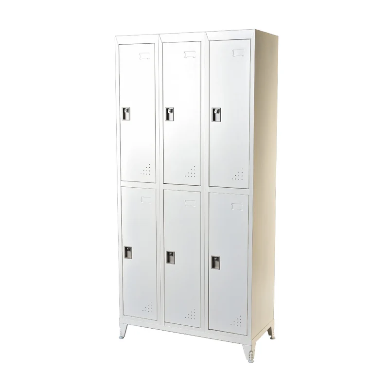 Ofigen Locker Metálico de 6 Puertas con Patas