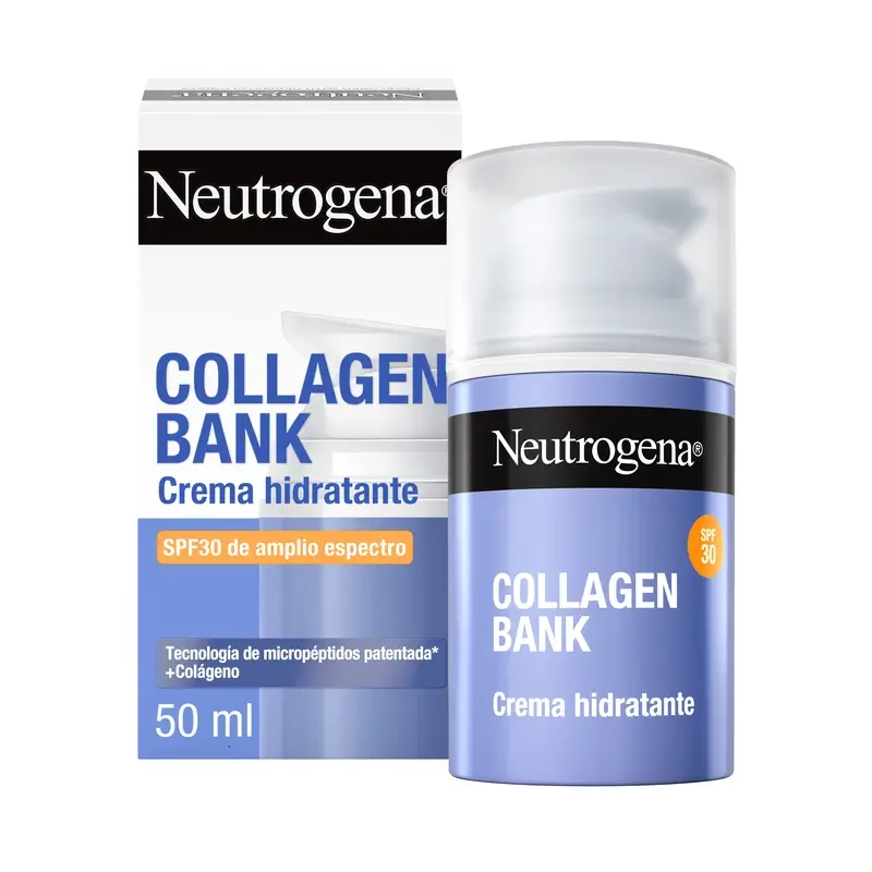 Neutrogena Collagen Bank Crema Hidratante Facial Spf30 , 50 ml