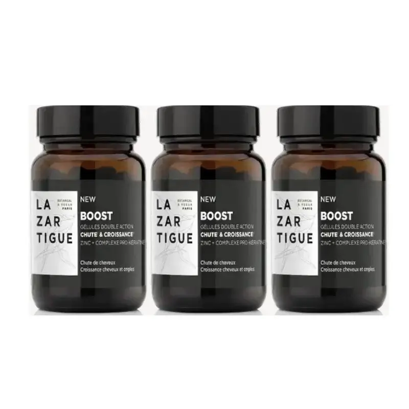 Lazartigue Cápsulas Caída Capilar, Pack 3 x 30 cápsulas