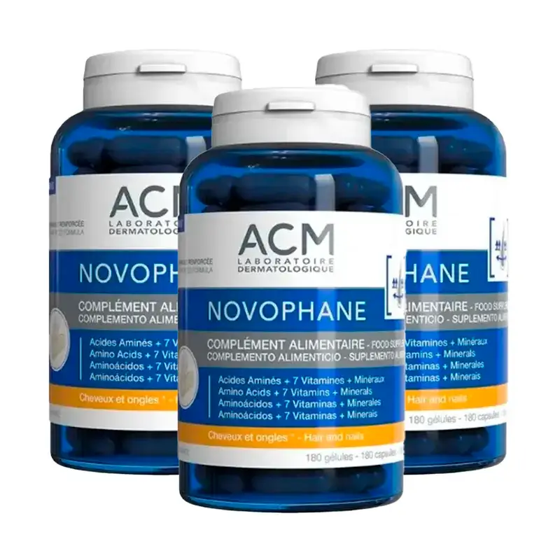 Acm Novophane, Pack 3 x 180 cápsulas