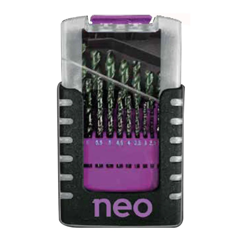 Neo Set Brocas para Trabajo Profesioanl 19 Piezas, SB1019