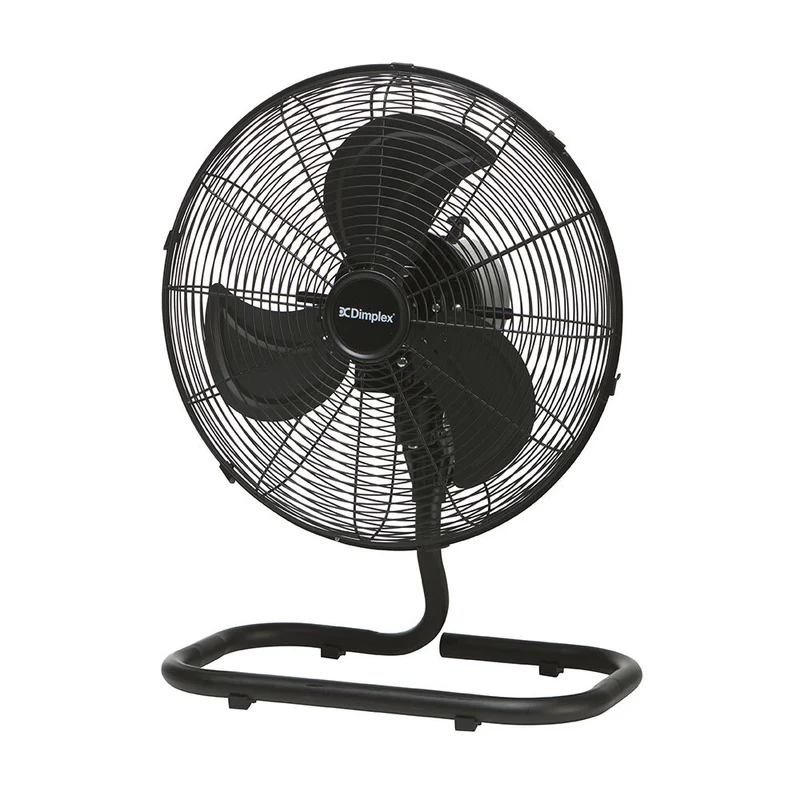 Dimplex High-Velocity Oscillating Floor Fan 50cm (Black)