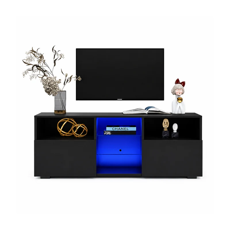 Miomu Mueble para TV con Almacenamiento e Iluminación LED